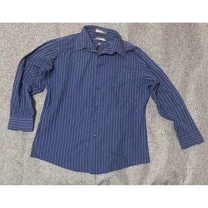 Van Heusen Fitted Men's Size 161/2 32/33 L Long Sleeve Shirt